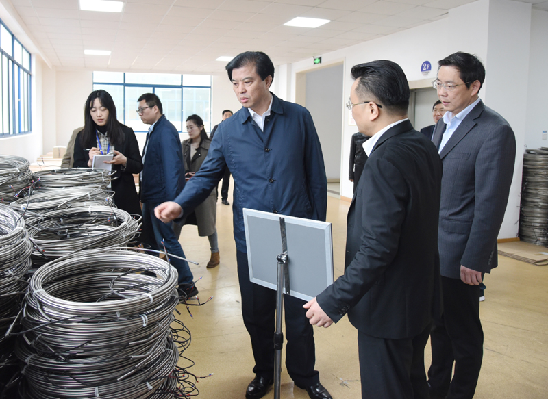 安徽省委常委、省委秘書長、統戰部長陶明倫一行來安徽天康集團調研工作。